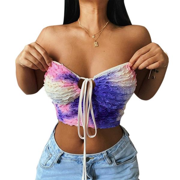 women's tanks & camis halter crop cami sleeveless cutout tie dye print smocked camisole, White
women's tanks & camis halter crop cami sleeveless cutout tie dye print smocked camisole, White