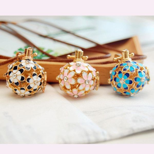 colorful enamel daisy flower pattern gold silver color metal round ball pendant necklace with plush women jewelry necklaces
colorful enamel daisy flower pattern gold silver color metal round ball pendant necklace with plush women jewelry necklaces