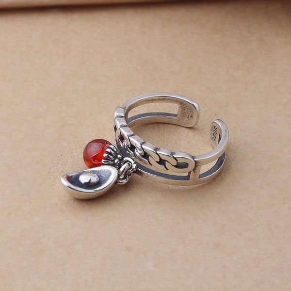 cluster rings black tiger han edition retro fashion net silver red ring s925 pure pomegranate wing opening, Golden;silver
cluster rings black tiger han edition retro fashion net silver red ring s925 pure pomegranate wing opening, Golden;silver