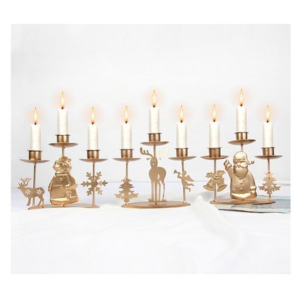candle holders retro christmas candlestick holder wrought iron for year home decor 
candle holders retro christmas candlestick holder wrought iron for year home decor