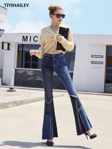 women's jeans tiyihailey fashion long pants for women flare trousers 25-30 denim summer stretch skynni high waist uxn7, Blue
women's jeans tiyihailey fashion long pants for women flare trousers 25-30 denim summer stretch skynni high waist uxn7, Blue