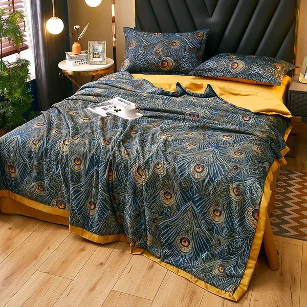 comforters & sets washing silk cotton summer quilt four-piece set days airable cover students dormitory thin blanket home decoration
comforters & sets washing silk cotton summer quilt four-piece set days airable cover students dormitory thin blanket home decoration