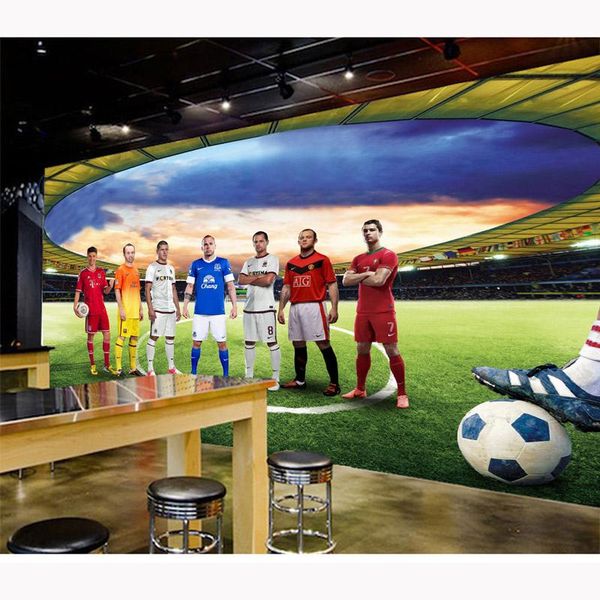 wallpapers modern 3d wall papers stickers football theme background po wallpaper mural home bar decor self adhesive /silk
wallpapers modern 3d wall papers stickers football theme background po wallpaper mural home bar decor self adhesive /silk