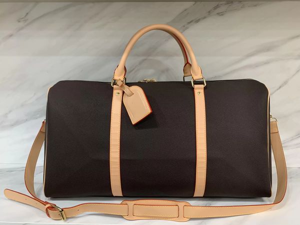 luxury brand men duffle bag for women travel bags hand luggage travel designer bags pu leather handbags large crossbody bags totes 55cm m414, Black;white
luxury brand men duffle bag for women travel bags hand luggage travel designer bags pu leather handbags large crossbody bags totes 55cm m414, Black;white