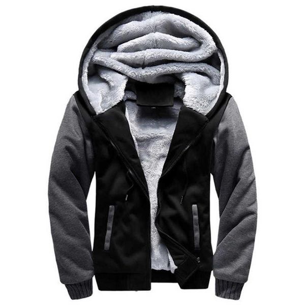 men's hoodies & sweatshirts 2021 men winter thick warm fleece zipper coat sportwear male streetwear 4xl 5xl, Black
men's hoodies & sweatshirts 2021 men winter thick warm fleece zipper coat sportwear male streetwear 4xl 5xl, Black