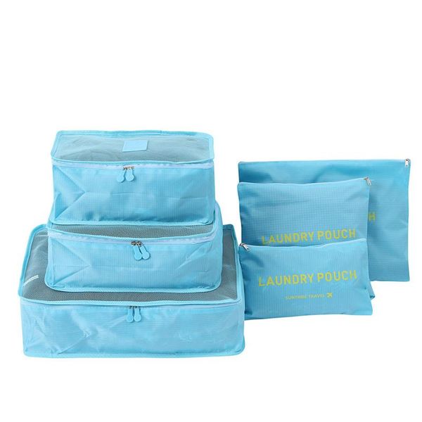 travel storage bag, luggage bag 6 packs cosmetics suit clothes home closet cosmetic bags & cases
travel storage bag, luggage bag 6 packs cosmetics suit clothes home closet cosmetic bags & cases