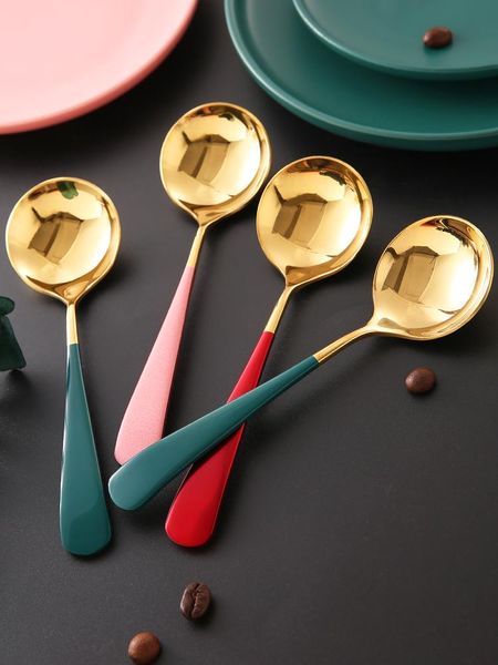 tenmiu household small spoon net red cute stainless steel to eat round head creative for children metal cn(origin) spoons
tenmiu household small spoon net red cute stainless steel to eat round head creative for children metal cn(origin) spoons