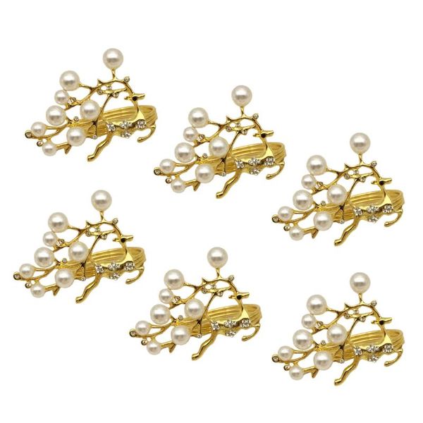 napkin rings 6pcs golden elk design pearl buckles alloy holders christmas dinning table setting decoration for
napkin rings 6pcs golden elk design pearl buckles alloy holders christmas dinning table setting decoration for