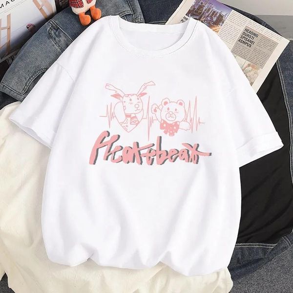 100% cotton t-shirt ecg shirt short-sleeved harajuku student loose women's plus size han chunxia, White
100% cotton t-shirt ecg shirt short-sleeved harajuku student loose women's plus size han chunxia, White