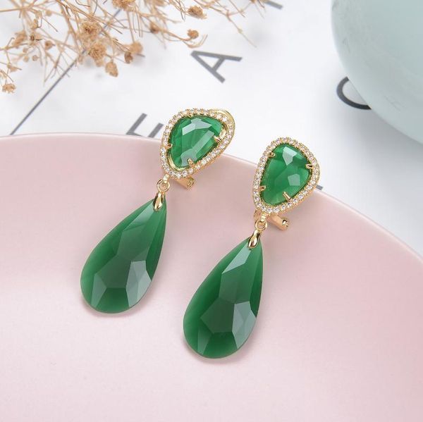 dangle & chandelier korean style luxury classic female drop zircon earrings women's party wedding selling jewelry, Silver
dangle & chandelier korean style luxury classic female drop zircon earrings women's party wedding selling jewelry, Silver