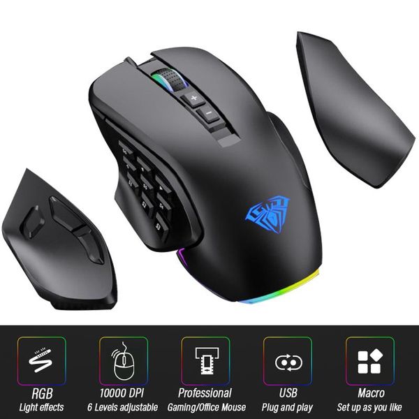 gaming mouse 10000 dpi side buttons macro programmable ergonomic 14 key wired usb backlit gamer mice for lapdesktop
gaming mouse 10000 dpi side buttons macro programmable ergonomic 14 key wired usb backlit gamer mice for lapdesktop