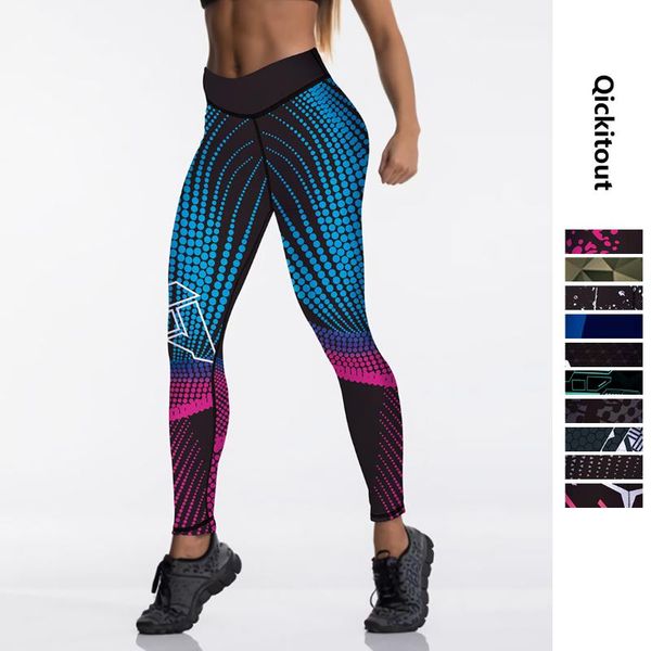 women's leggings qickitout 12%spandex high waist elasticity women digital printed push up strength pants, Black
women's leggings qickitout 12%spandex high waist elasticity women digital printed push up strength pants, Black