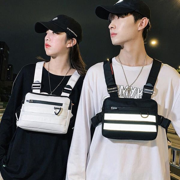 trendy chest rig bag for women outdoor reflective colorful streetwear hiphop bags men disco tactical vest pack waist
trendy chest rig bag for women outdoor reflective colorful streetwear hiphop bags men disco tactical vest pack waist