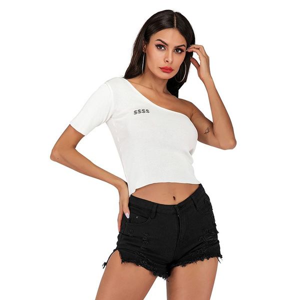 women's tanks & camis women fashion 2021 summer embroidery female inclined shoulder cultivate one's morality knitting condole belt, White
women's tanks & camis women fashion 2021 summer embroidery female inclined shoulder cultivate one's morality knitting condole belt, White