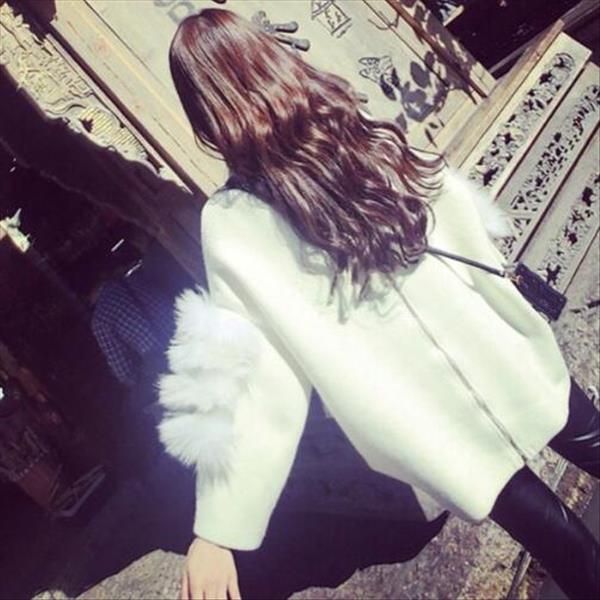 fluffy oversized turtle neck women sweater fur sleeve black white autumn winter knited pullover femme pull back zipper dw699, White;black
fluffy oversized turtle neck women sweater fur sleeve black white autumn winter knited pullover femme pull back zipper dw699, White;black
