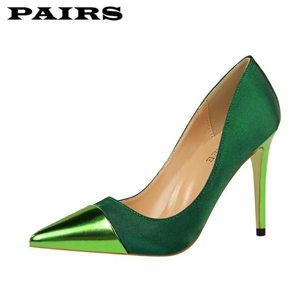dress shoes bigtree women bridal wedding silk satin bling point toe shallow woman pumps stiletto high heel office shoe green heels, Black
dress shoes bigtree women bridal wedding silk satin bling point toe shallow woman pumps stiletto high heel office shoe green heels, Black