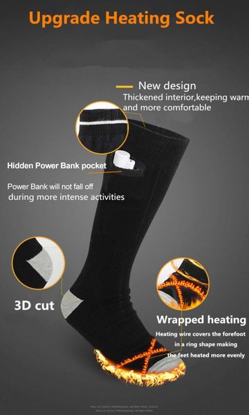 sports socks 4000mah outdoor camping hiking heating warm rechargable battery electric heated feet foot warmer, Black
sports socks 4000mah outdoor camping hiking heating warm rechargable battery electric heated feet foot warmer, Black