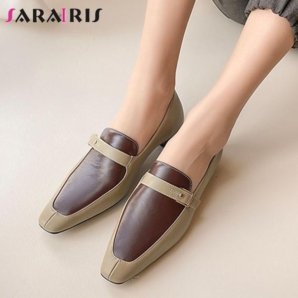 dress shoes sarairis retro genunie leather pointed toe female woman buckle belt slip on shallow pumps women 2021 fashion, Black
dress shoes sarairis retro genunie leather pointed toe female woman buckle belt slip on shallow pumps women 2021 fashion, Black