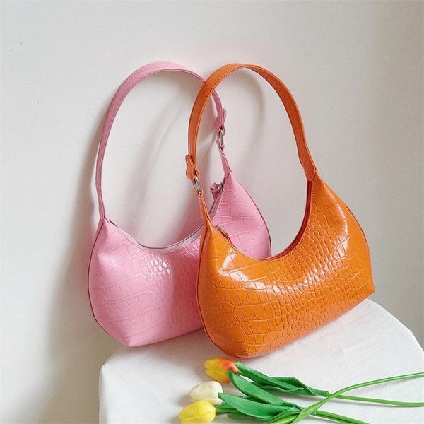 evening bags crocodile pattern women's underarm shoulder bag 2021 summer fashion female candy colors pu leather brand designer handbag
evening bags crocodile pattern women's underarm shoulder bag 2021 summer fashion female candy colors pu leather brand designer handbag