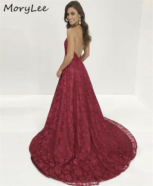 halter sleeveless a-line lace side slit sweep train backless evening es vestidos fiesta de noche, White;black
halter sleeveless a-line lace side slit sweep train backless evening es vestidos fiesta de noche, White;black