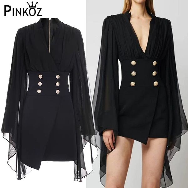 celebrity style mini dress designer black patchwork mesh ruffles ruched double breasted party night dresses robe 210421, White
celebrity style mini dress designer black patchwork mesh ruffles ruched double breasted party night dresses robe 210421, White