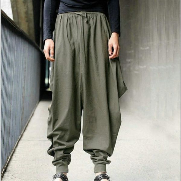 men's pants mens streetwear harem hip-hop drop crotch cotton joggers baggy harajuku trousers plus size men loose pantalones, Black
men's pants mens streetwear harem hip-hop drop crotch cotton joggers baggy harajuku trousers plus size men loose pantalones, Black