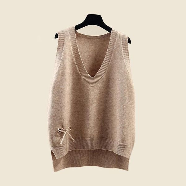 women's vests 2021 spring and autumn sweater vest women solid color v-neck knitted female casual sleeveless pullovers, Black;white
women's vests 2021 spring and autumn sweater vest women solid color v-neck knitted female casual sleeveless pullovers, Black;white