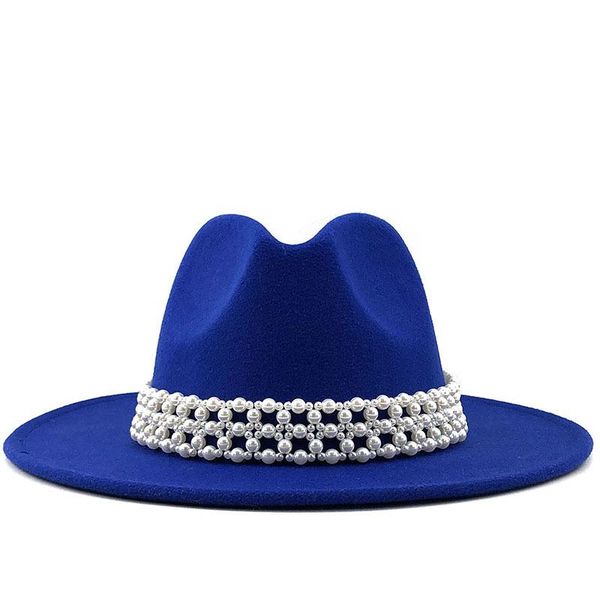 wide brim hats 2021 wholesa simple solid wool felt jazz fedora with pearl belt buckle men women panama trilby cap, Blue;gray
wide brim hats 2021 wholesa simple solid wool felt jazz fedora with pearl belt buckle men women panama trilby cap, Blue;gray