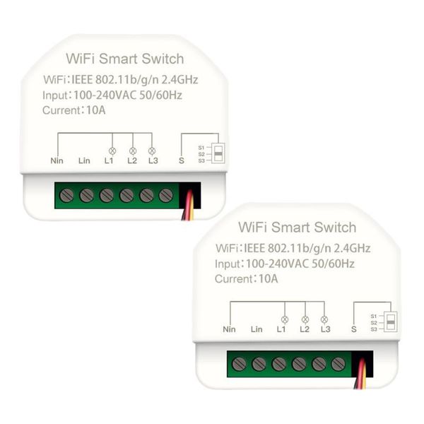 smart home control 10a wifi light switch diy breaker module life/tuya app remote 3gang works with alexa google
smart home control 10a wifi light switch diy breaker module life/tuya app remote 3gang works with alexa google