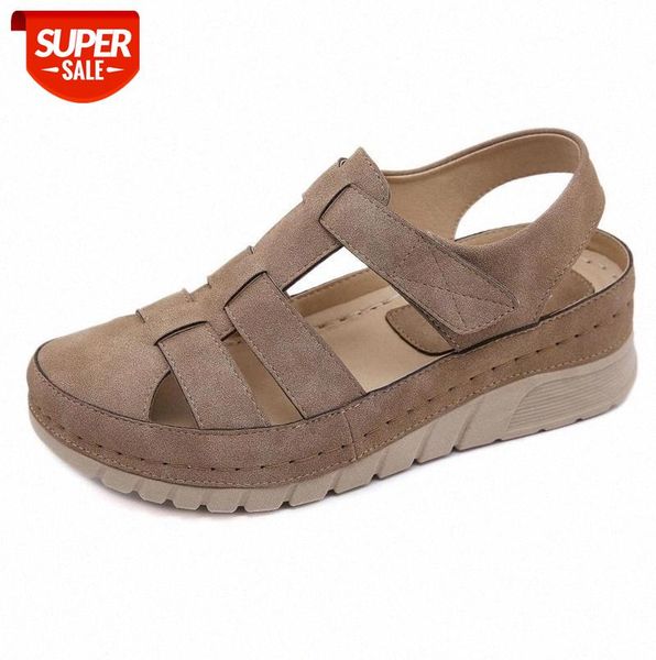 2021 new summer shoes women sandals round head wedges plus size casual non-slip gladiator female #vs5n, Black
2021 new summer shoes women sandals round head wedges plus size casual non-slip gladiator female #vs5n, Black
