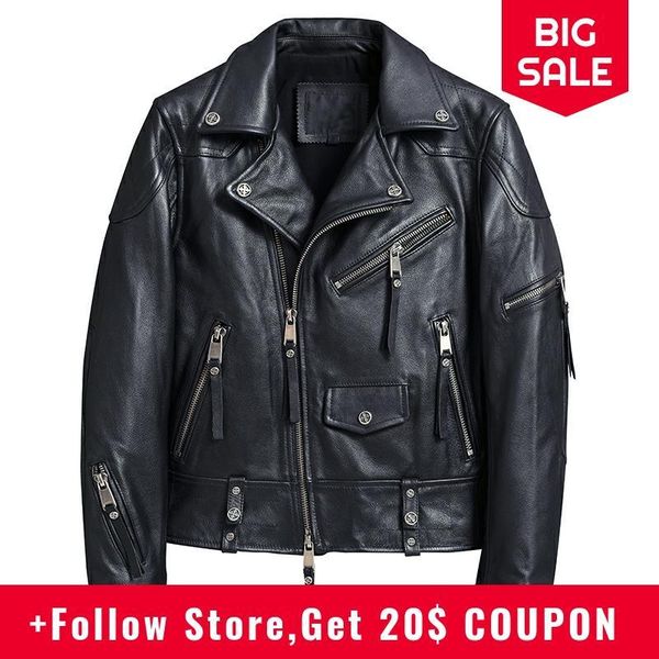 men's leather & faux 2021 black american motorcycle style genuine jacket men plus size 4xl real cowhide autumn slim fit biker's co
men's leather & faux 2021 black american motorcycle style genuine jacket men plus size 4xl real cowhide autumn slim fit biker's co