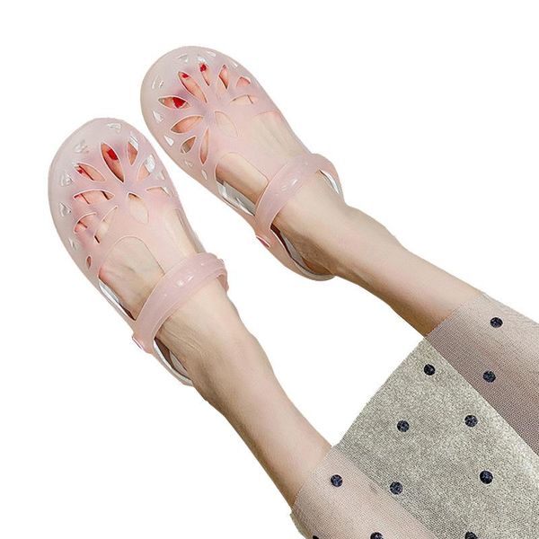 sandals 2021 women's summer jelly hole shoes slippers flat-bottomed student beach fairy wind, Black
sandals 2021 women's summer jelly hole shoes slippers flat-bottomed student beach fairy wind, Black
