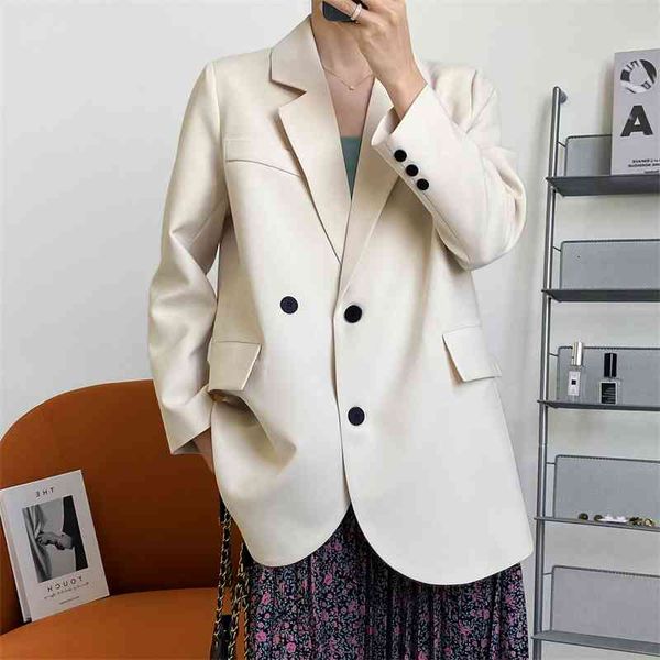 women's suits & blazers blazer coat turn down collar drouble breasted blzaer ladies casaco feminino for x8e7, White;black
women's suits & blazers blazer coat turn down collar drouble breasted blzaer ladies casaco feminino for x8e7, White;black