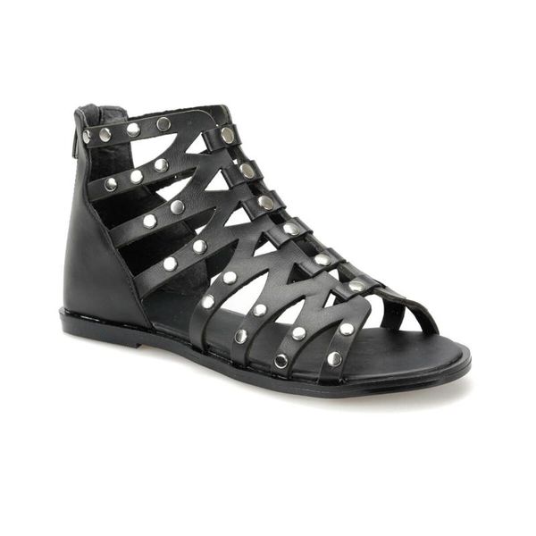 sandals 19s-196 black women 's flat 
sandals 19s-196 black women 's flat