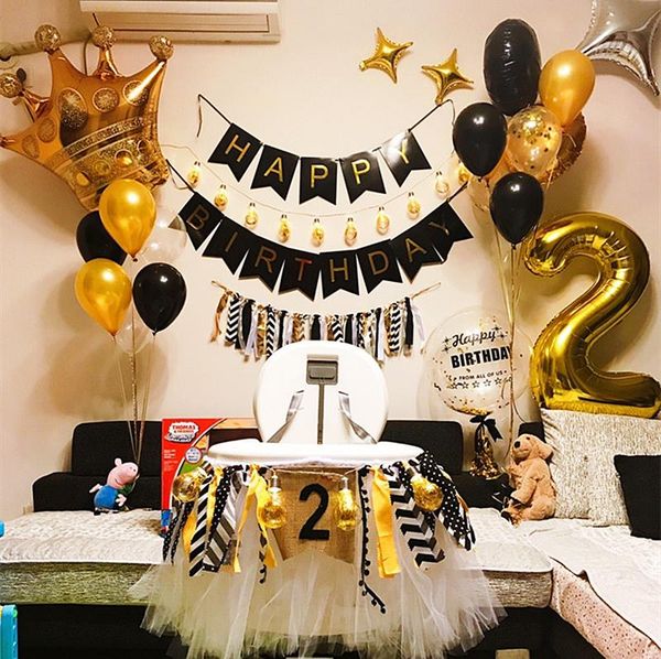 black gold happy birthday banner balloons 0-9 numbered for kids party family decoration
black gold happy birthday banner balloons 0-9 numbered for kids party family decoration