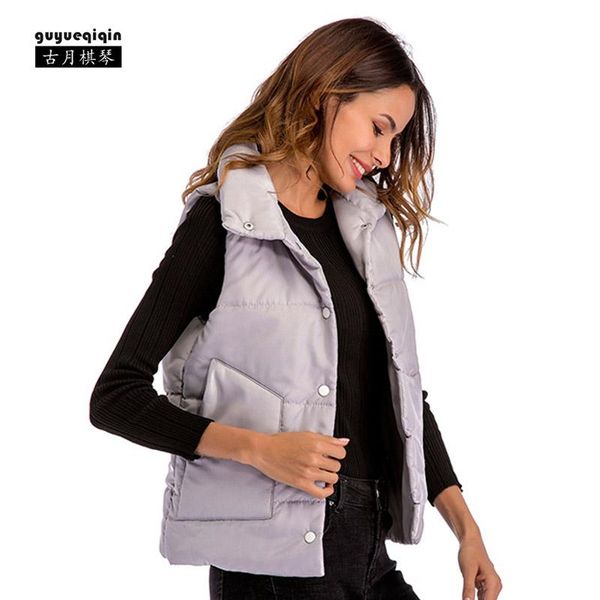 women's vests womens vest 2021 spring autumn single breasted sleeveless coat european casual jacket winter for women waistcoat, Black;white
women's vests womens vest 2021 spring autumn single breasted sleeveless coat european casual jacket winter for women waistcoat, Black;white