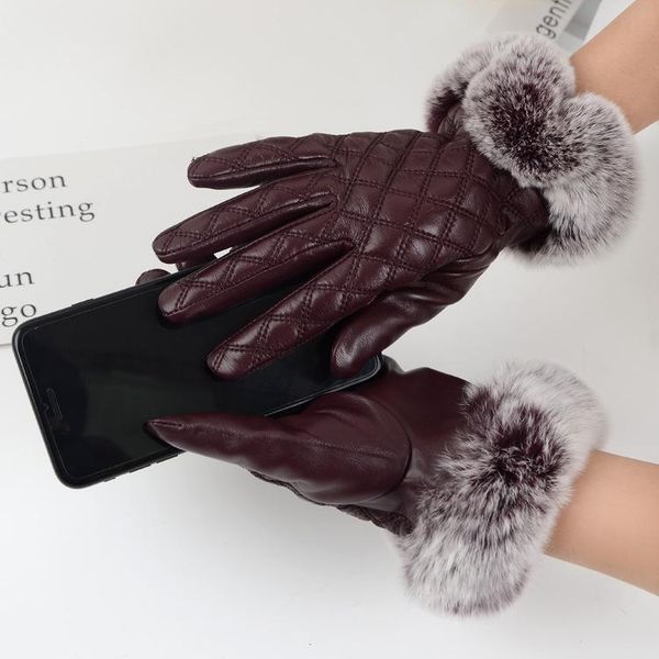 five fingers gloves women autumn winter warm leather fashion trend sheepskin fur wool outdoor cycling running skiing, Blue;gray
five fingers gloves women autumn winter warm leather fashion trend sheepskin fur wool outdoor cycling running skiing, Blue;gray