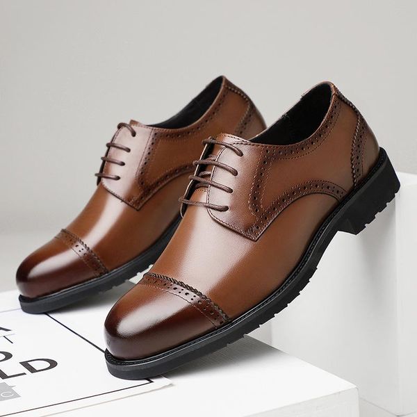 dress shoes handmade mens oxford carving genuine leather brogue men's classic business formal for men, Black
dress shoes handmade mens oxford carving genuine leather brogue men's classic business formal for men, Black