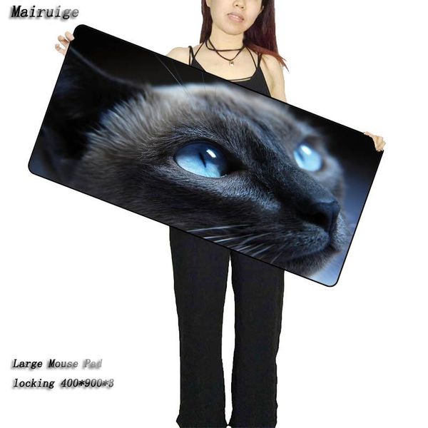 mouse pads & wrist rests mairuige light blue eye cat super large pad natural rubber material waterproof desk gaming mousepad mats for dota l
mouse pads & wrist rests mairuige light blue eye cat super large pad natural rubber material waterproof desk gaming mousepad mats for dota l