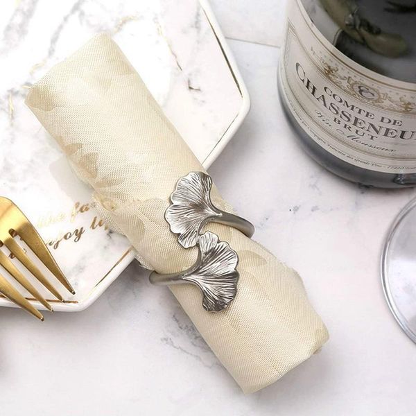 napkin rings 4 pcs ginkgo leaf metal ring ,creative rose gold color buckle , for home dinning room el table decor
napkin rings 4 pcs ginkgo leaf metal ring ,creative rose gold color buckle , for home dinning room el table decor