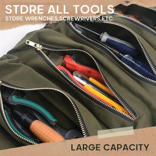 fishing accessories bag multi-purpose roll up tool gear storage camping equipment rod reel lure pole
fishing accessories bag multi-purpose roll up tool gear storage camping equipment rod reel lure pole