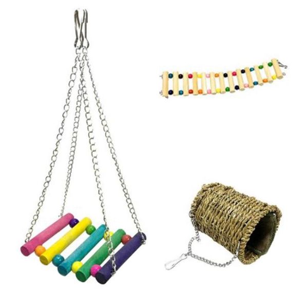 3-piece pet toy ladder swing hammock nest hamster sugar glider chinchilla squirrel parrot small animal supplies
3-piece pet toy ladder swing hammock nest hamster sugar glider chinchilla squirrel parrot small animal supplies