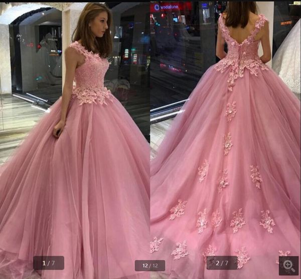 2021 rose pink princess ball gown lace appliques prom dresses sleeveless beaded sequins with flower long quinceanera dress court train sweet, Black
2021 rose pink princess ball gown lace appliques prom dresses sleeveless beaded sequins with flower long quinceanera dress court train sweet, Black