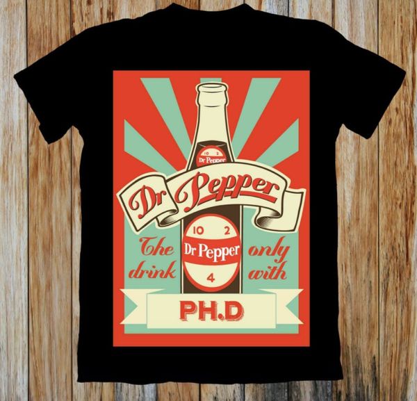r1 dr pepper will drink only with ph.d drinking vintage funny black t-shirt, White;black
r1 dr pepper will drink only with ph.d drinking vintage funny black t-shirt, White;black