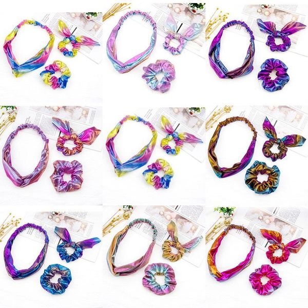 hair accessories 2 sets/lot laser bronzing fabric ear ties girls ponytail holder hairband scrunchie headwear set, Slivery;white
hair accessories 2 sets/lot laser bronzing fabric ear ties girls ponytail holder hairband scrunchie headwear set, Slivery;white