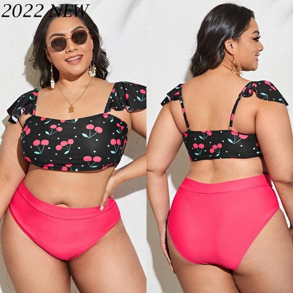 women's plus size swimwear 2022 women bikinis set high waist floral swimsuit larges big plussize swimming suits bathing beachwear, Black
women's plus size swimwear 2022 women bikinis set high waist floral swimsuit larges big plussize swimming suits bathing beachwear, Black