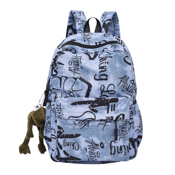 backpack middle school bag men's printing fashion personalized travel bag high girl's brand korean version
backpack middle school bag men's printing fashion personalized travel bag high girl's brand korean version