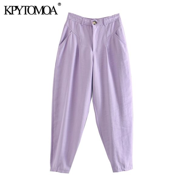 women chic fashion pockets harem pants vintage high waist zipper fly female ankle trousers casual pantalones mujer 210416, Black;white
women chic fashion pockets harem pants vintage high waist zipper fly female ankle trousers casual pantalones mujer 210416, Black;white