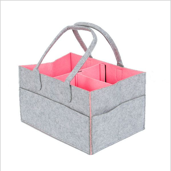 felt diaper large capacity storage multifunctional felt cosmetic bag