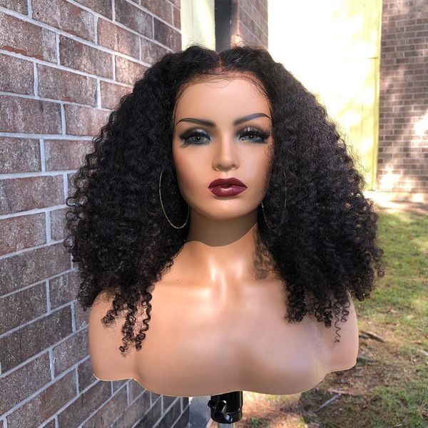costume accessories glueless 180% density kinky curly short bob natural black lace front synthetic wig for women with baby hair pre plucked, Silver
costume accessories glueless 180% density kinky curly short bob natural black lace front synthetic wig for women with baby hair pre plucked, Silver